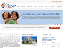 Tablet Screenshot of patfinancial.com